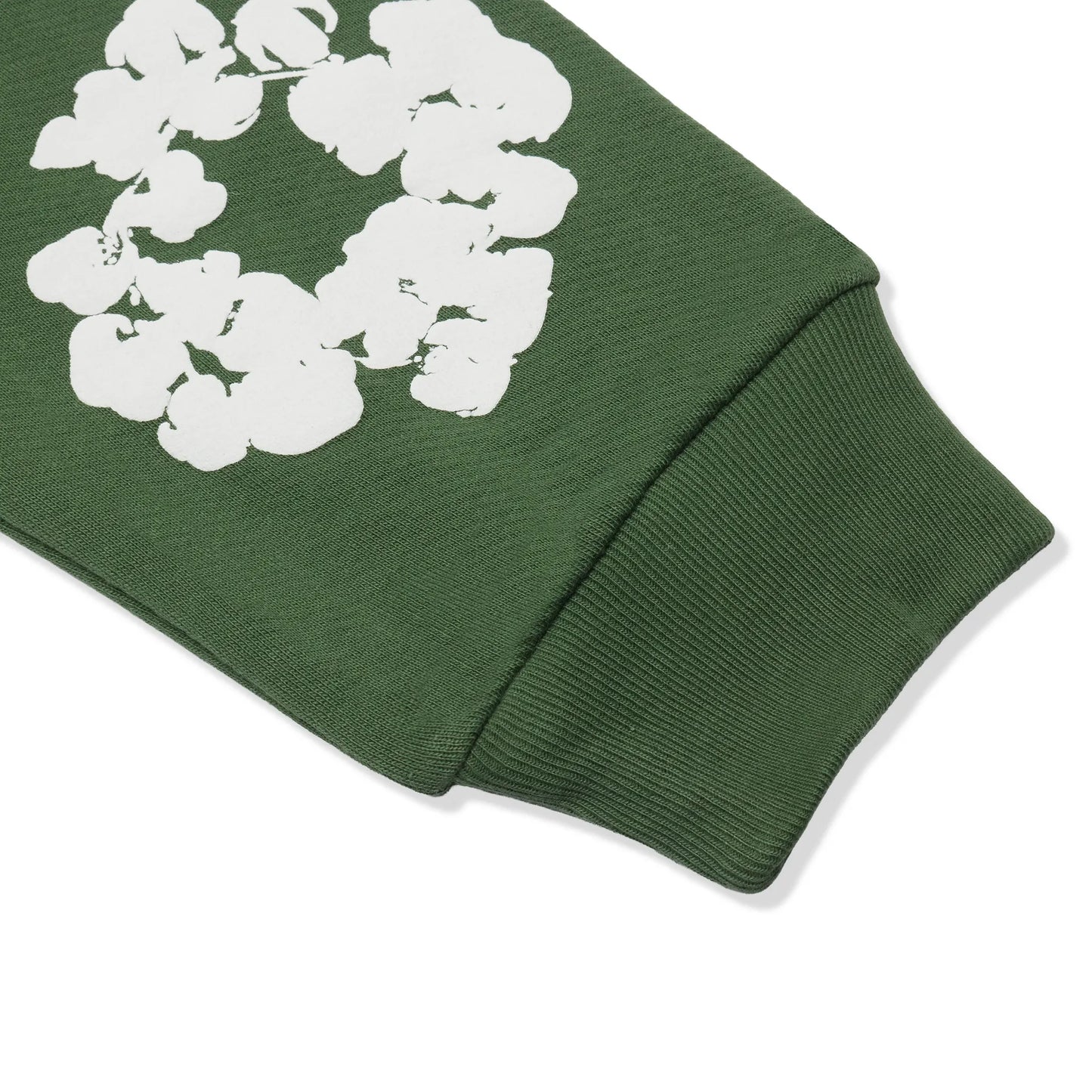 Denim Tears The Cotton Wreath Zip-Up Green Hoodie