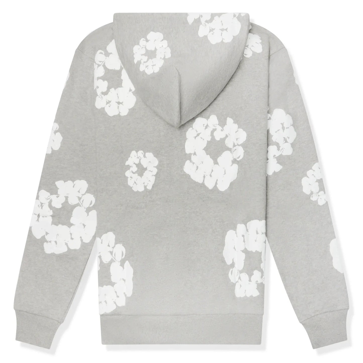 Denim Tears The Cotton Wreath Zip-Up Grey Hoodie