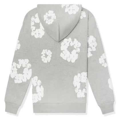 Denim Tears The Cotton Wreath Zip-Up Grey Hoodie