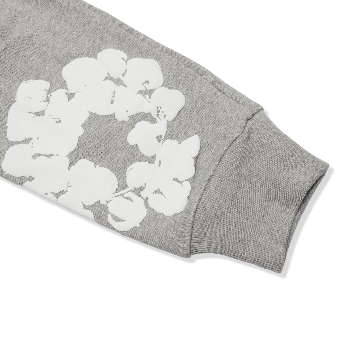 Denim Tears The Cotton Wreath Zip-Up Grey Hoodie