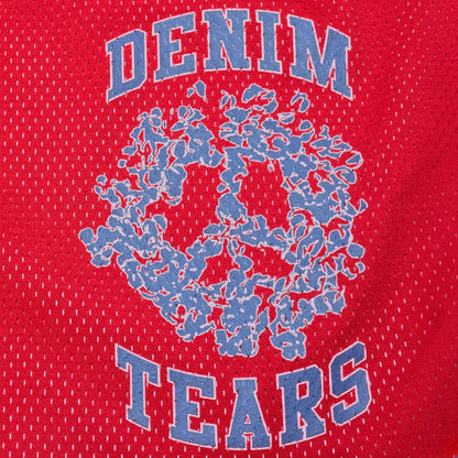 Denim Tears University Red Mesh Shorts