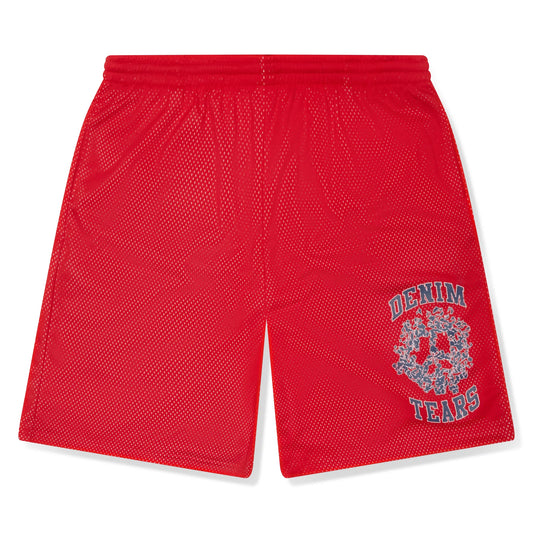 Denim Tears University Red Mesh Shorts