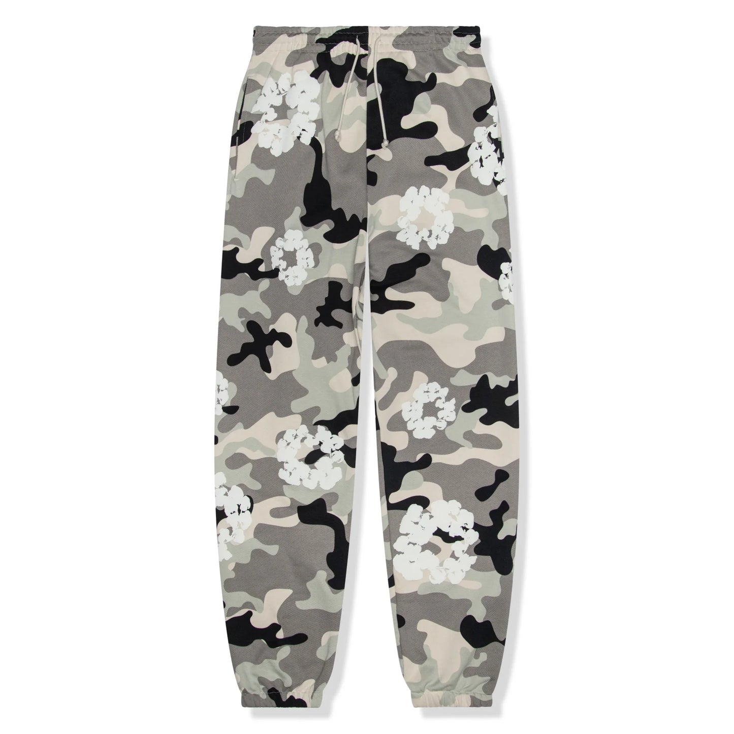 Denim Tears White Camo Cotton Wreath Sweatpants