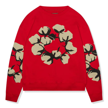 Denim Tears x CPFM Cactus Tears Red Sweatshirt