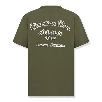 Dior 'Christian Dior Atelier' Relaxed Fit Khaki T Shirt