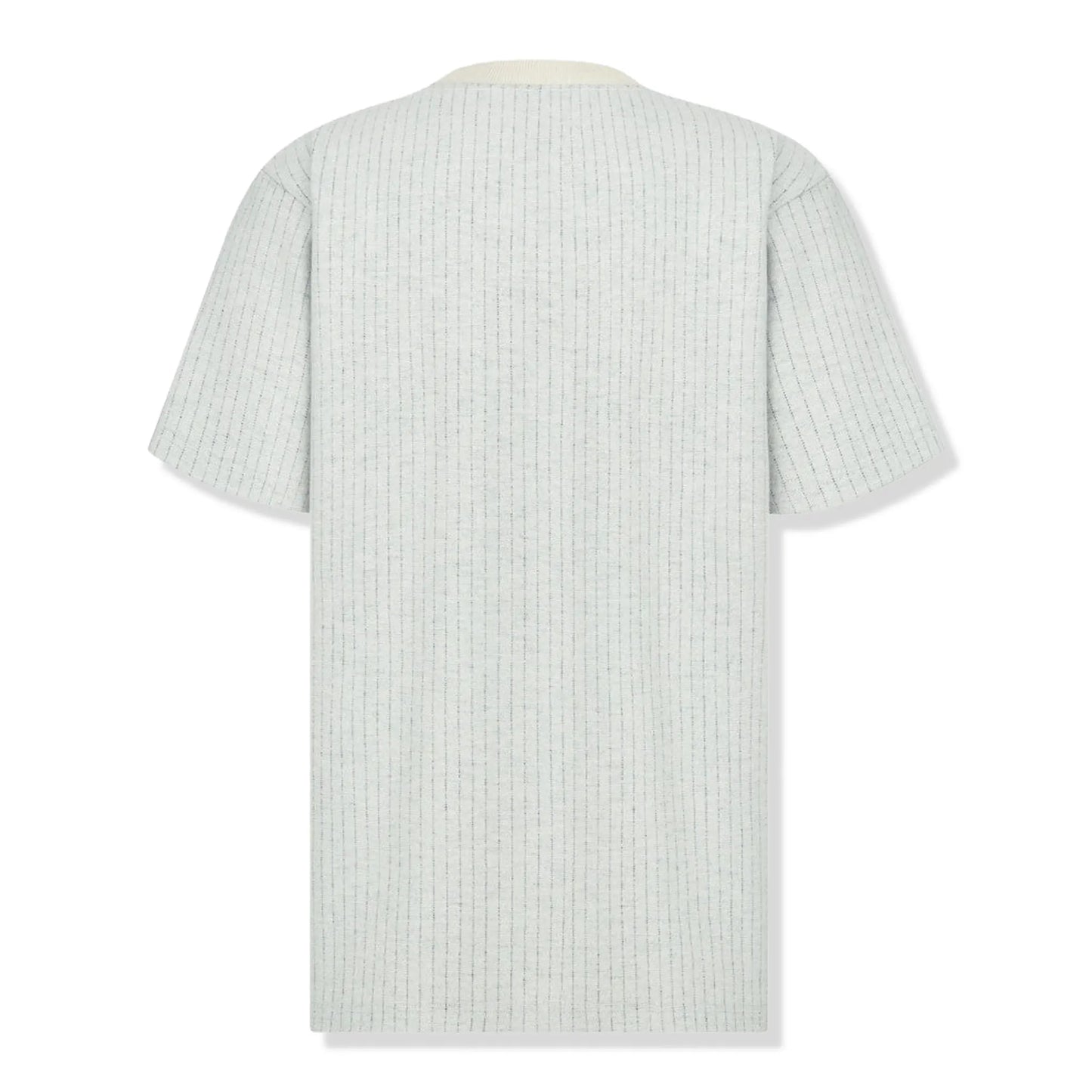 Dior Atelier Striped Chest Logo Grey T Shirt