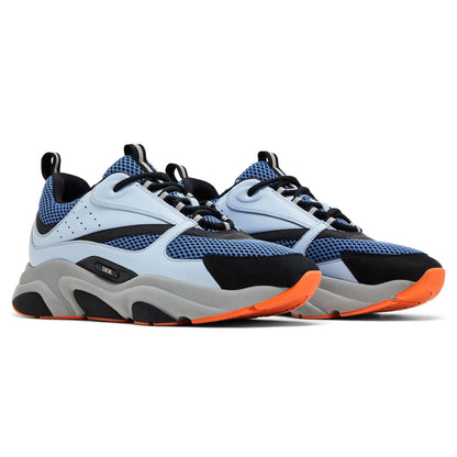 Dior B22 Blue Grey Calfskin Trainer