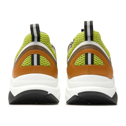 Dior B22 Brown Lime Green Trainer