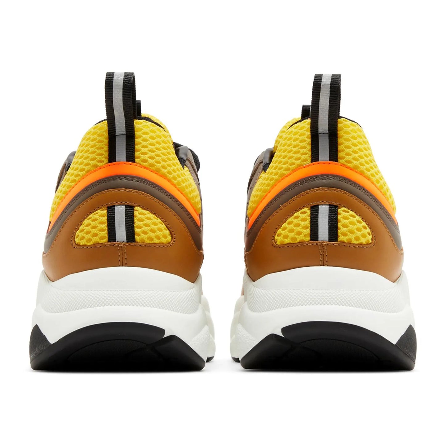 Dior B22 Ebony Camel Yellow Calfskin Trainer