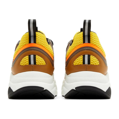 Dior B22 Ebony Camel Yellow Calfskin Trainer