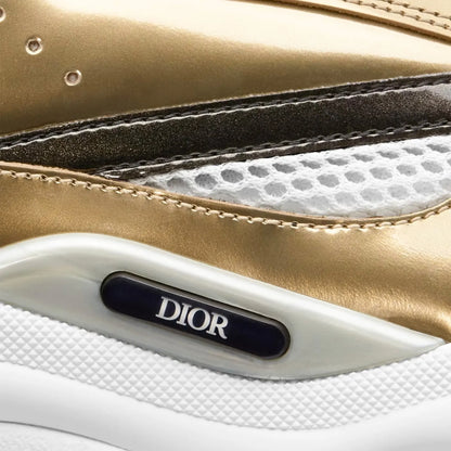 Dior B22 White Gold Black Trainer