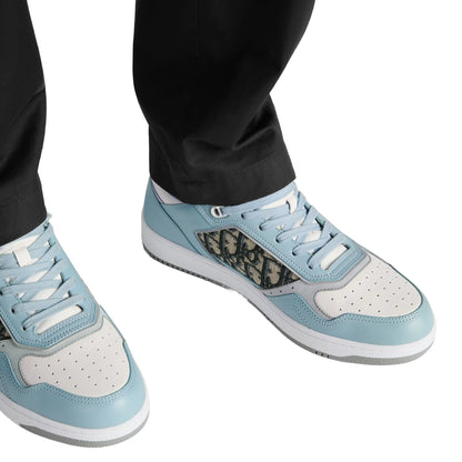 Dior B27 Oblique Light Blue White Low Top Sneaker