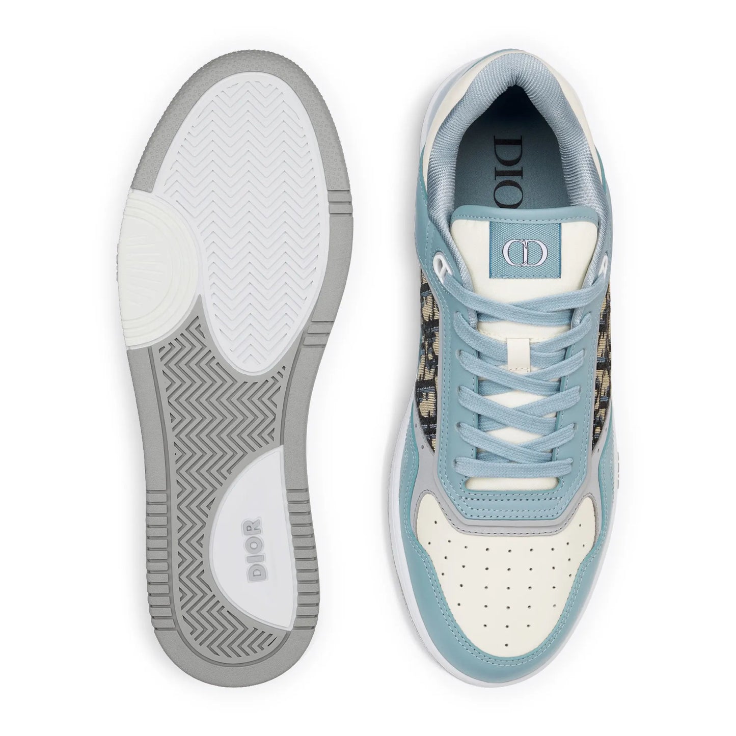 Dior B27 Oblique Light Blue White Low Top Sneaker
