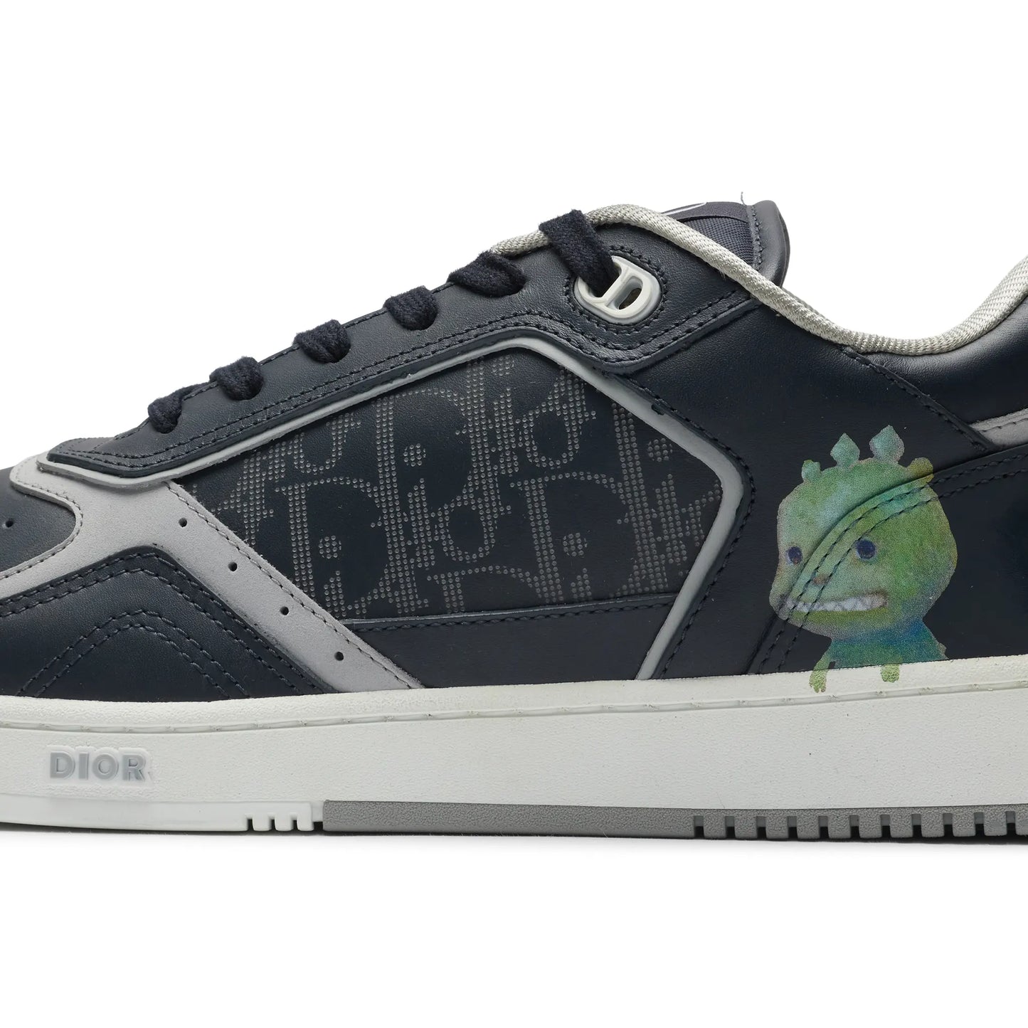 Dior B27 Otani Workshop Navy Smooth Calfskin Sneaker