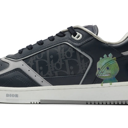 Dior B27 Otani Workshop Navy Smooth Calfskin Sneaker