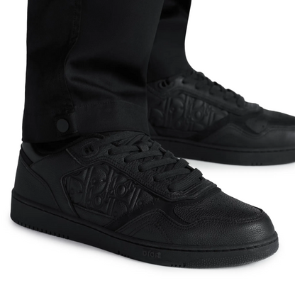 Dior B27 Uptown Black Grained Calfskin Sneaker