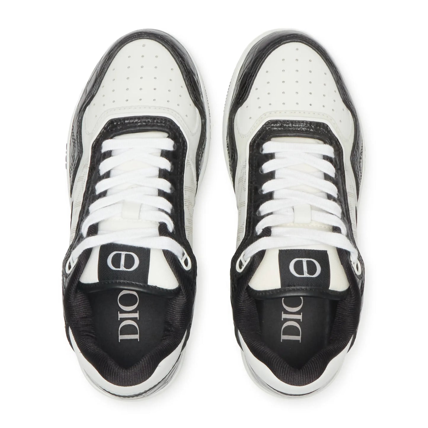 Dior B27 Uptown Black White Python Sneaker
