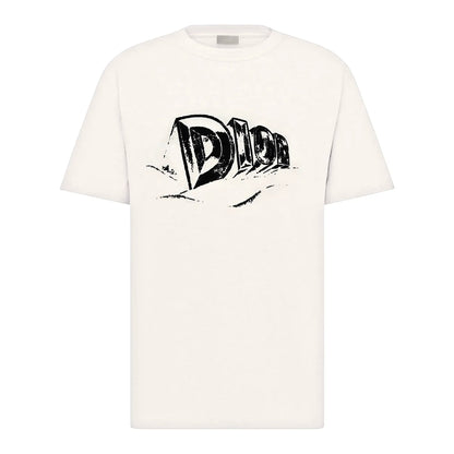 Dior Graffiti White T Shirt