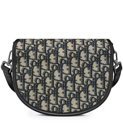 Dior Oblique Jacquard Mini Gallop Beige Bag With Strap