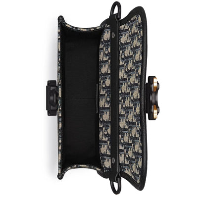Dior Oblique Jacquard Mini Gallop Beige Bag With Strap