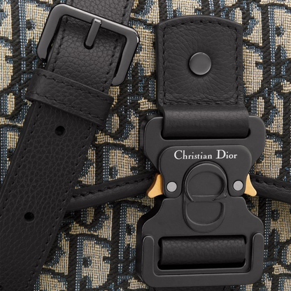 Dior Oblique Jacquard Mini Gallop Beige Bag With Strap