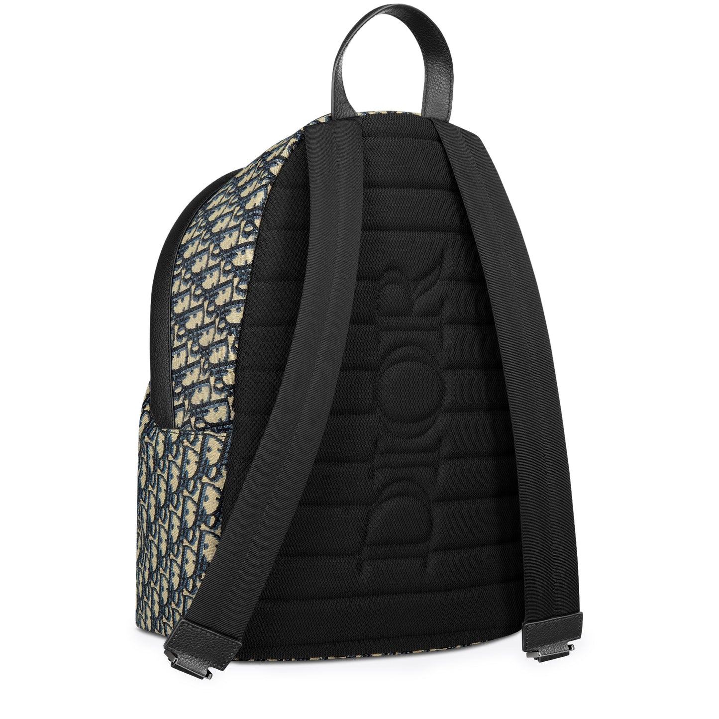 Dior Oblique Jacquard Rider Beige Black Backpack