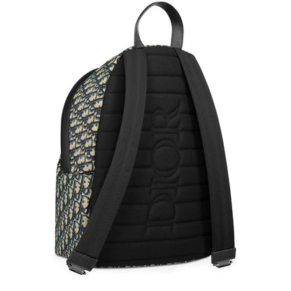 Dior Oblique Jacquard Rider Beige Black Backpack