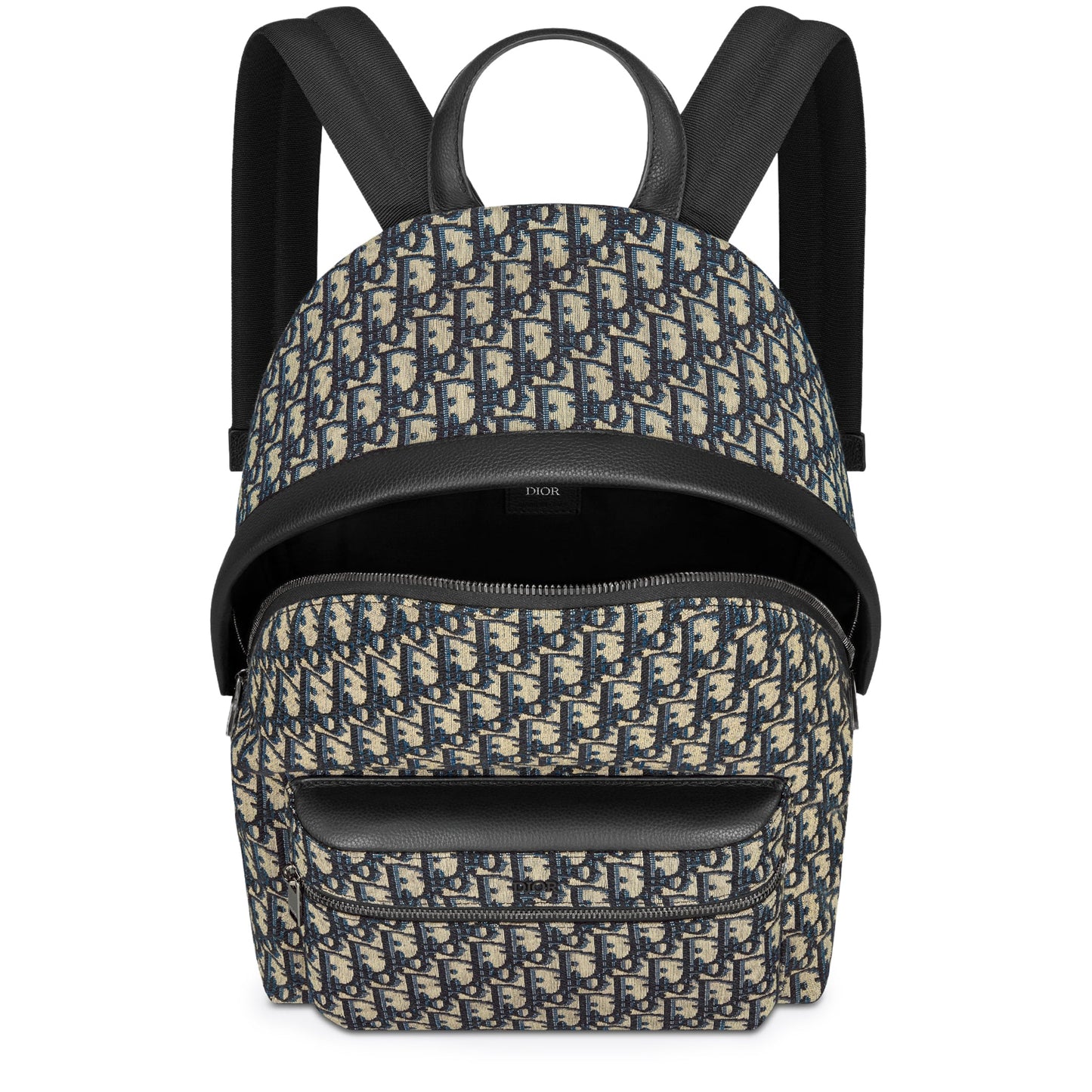 Dior Oblique Jacquard Rider Beige Black Backpack