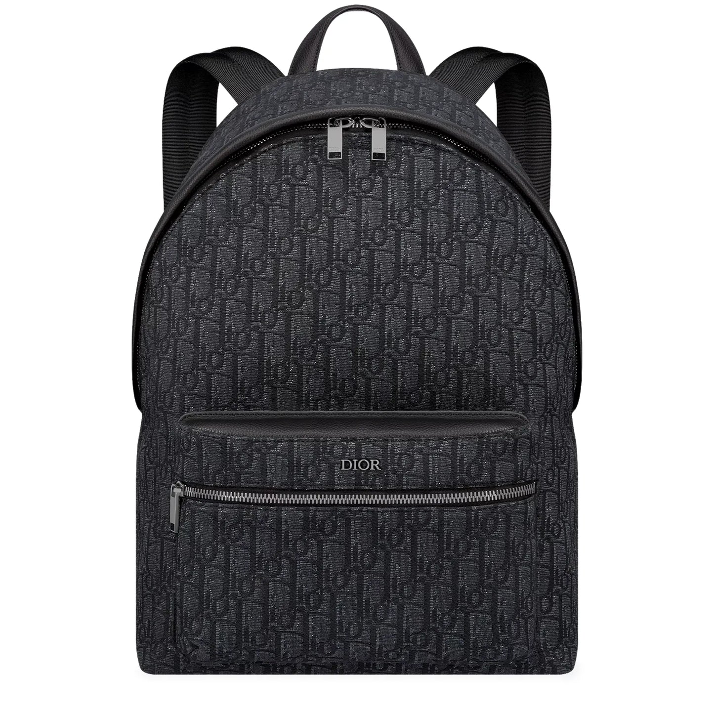 Dior Oblique Jacquard Rider Black Backpack