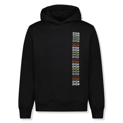 Dior Printed Relaxed Fit Cotton Black Hoodie