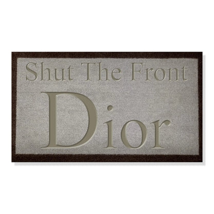 Dior Shut The Front Dior Doormat Light Brown 70x40cm