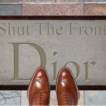 Dior Shut The Front Dior Doormat Light Brown 70x40cm