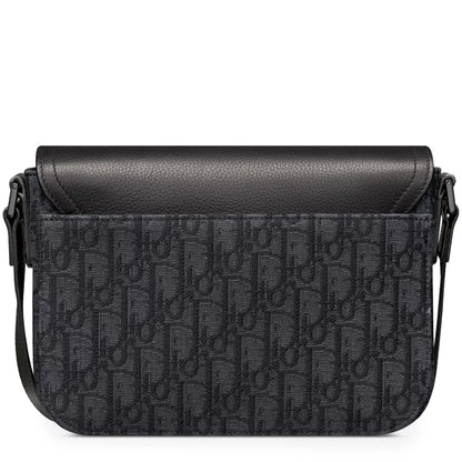 Dior Small Saddle Messenger Bag Black With Flap