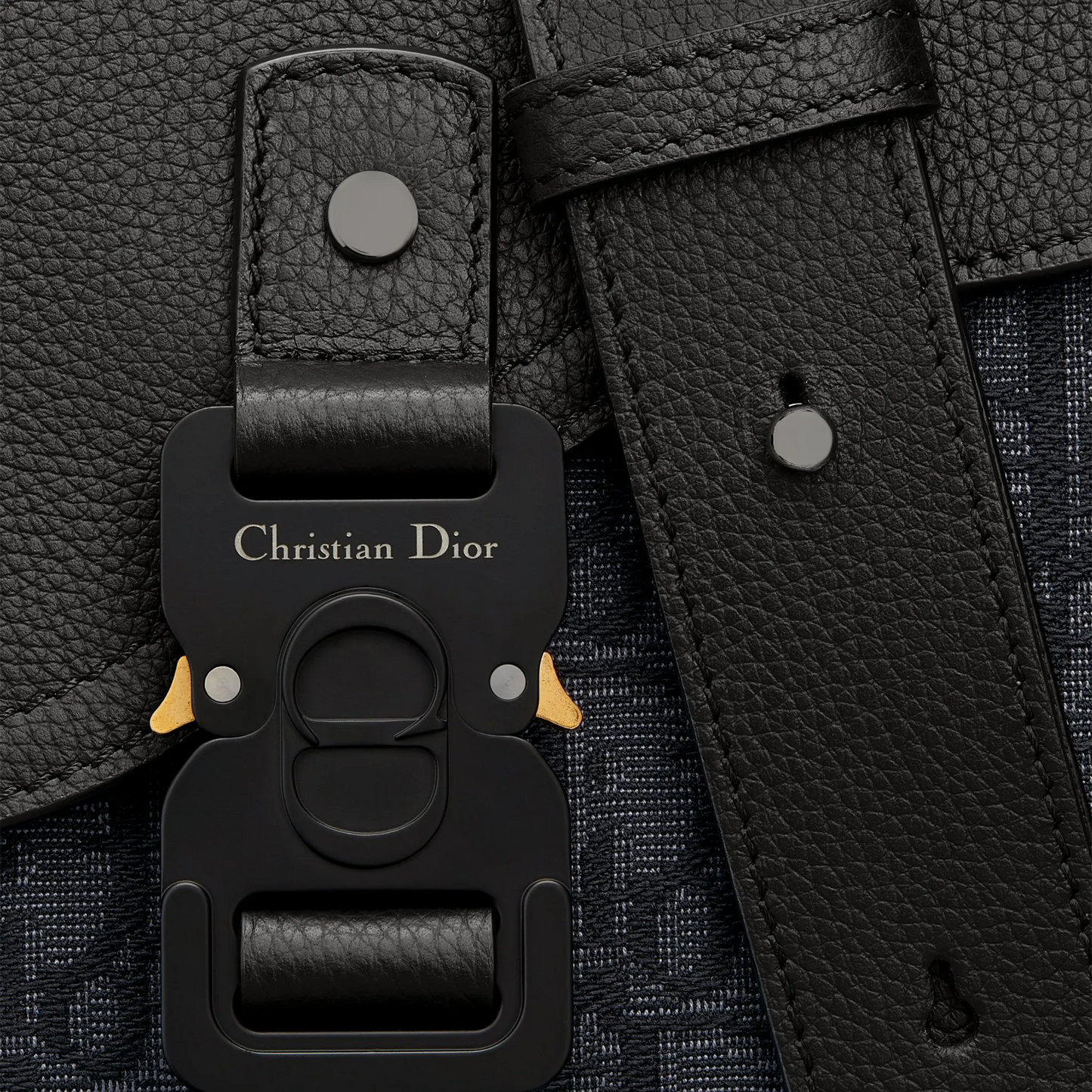 Dior Small Saddle Messenger Bag Black With Flap