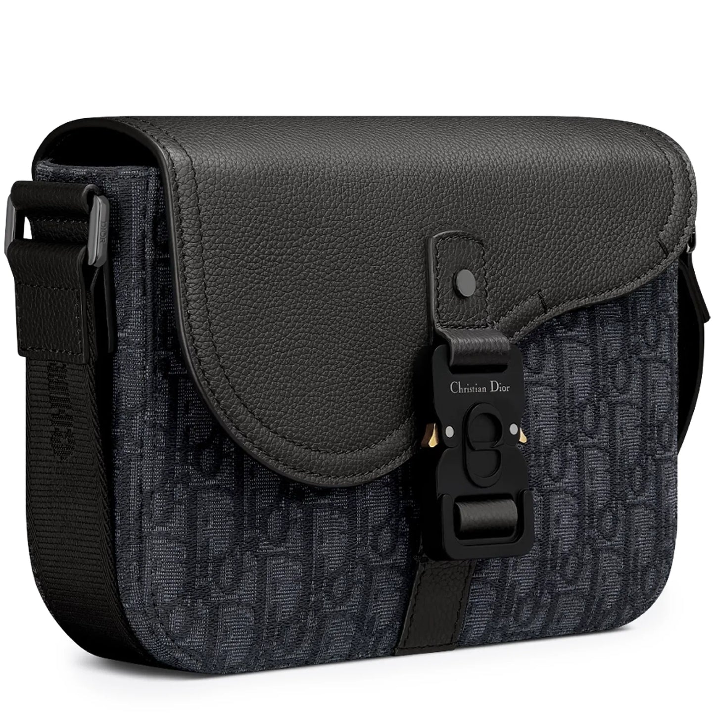 Dior Small Saddle Messenger Bag Black With Flap