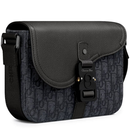 Dior Small Saddle Messenger Bag Black With Flap