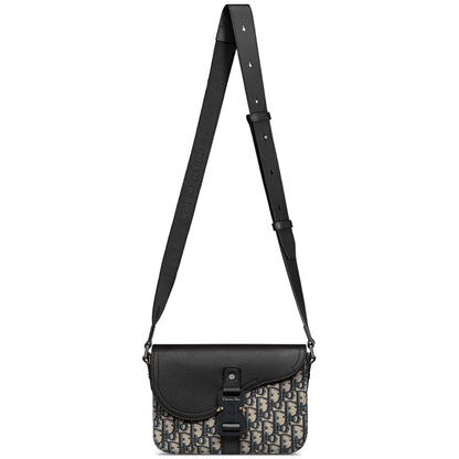 Dior Small Saddle Messenger Beige Bag With Flap