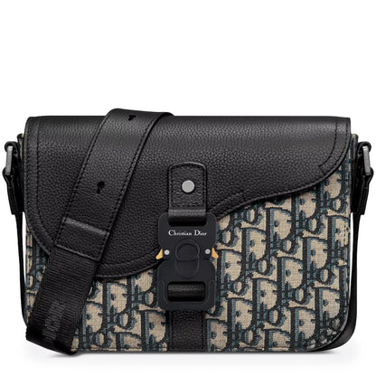 Dior Small Saddle Messenger Beige Bag With Flap