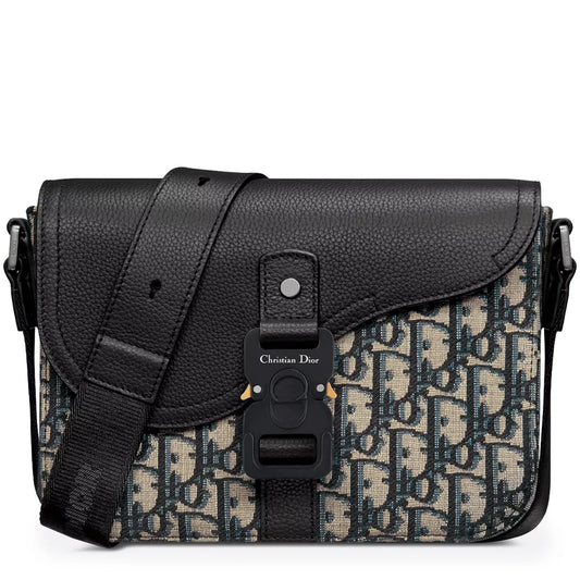 Dior Small Saddle Messenger Beige Bag With Flap