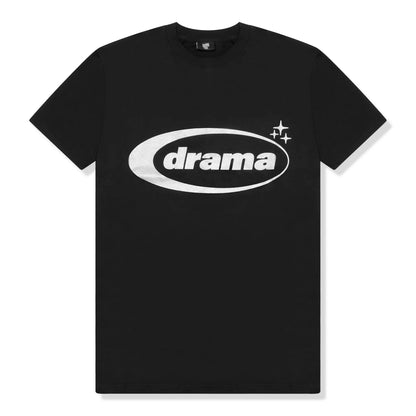 Drama Call Silver Oval Black T Shirt
