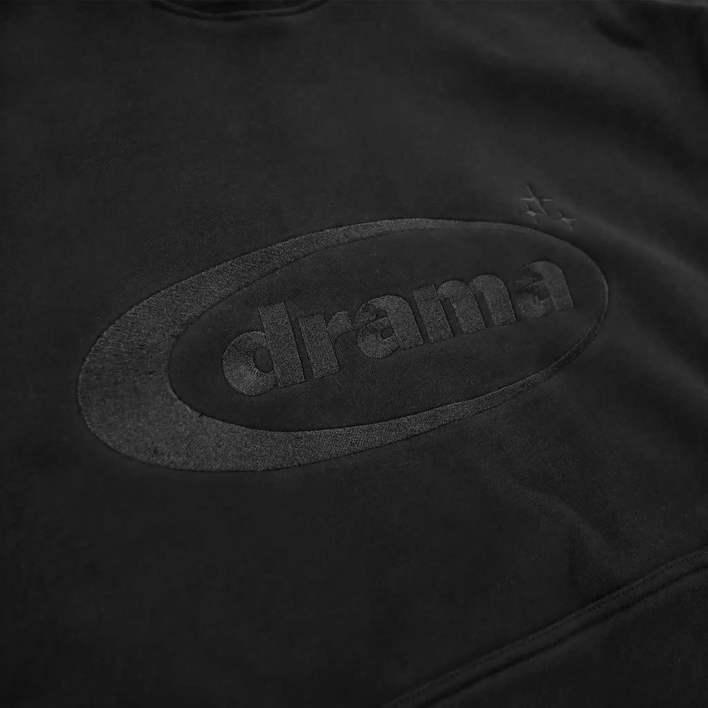 Drama Call Oval Black Hoodie