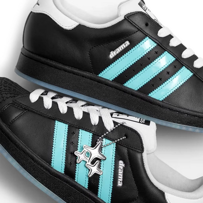 Drama Call x Adidas Superstar II Black Metrolink Blue