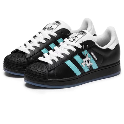 Drama Call x Adidas Superstar II Black Metrolink Blue