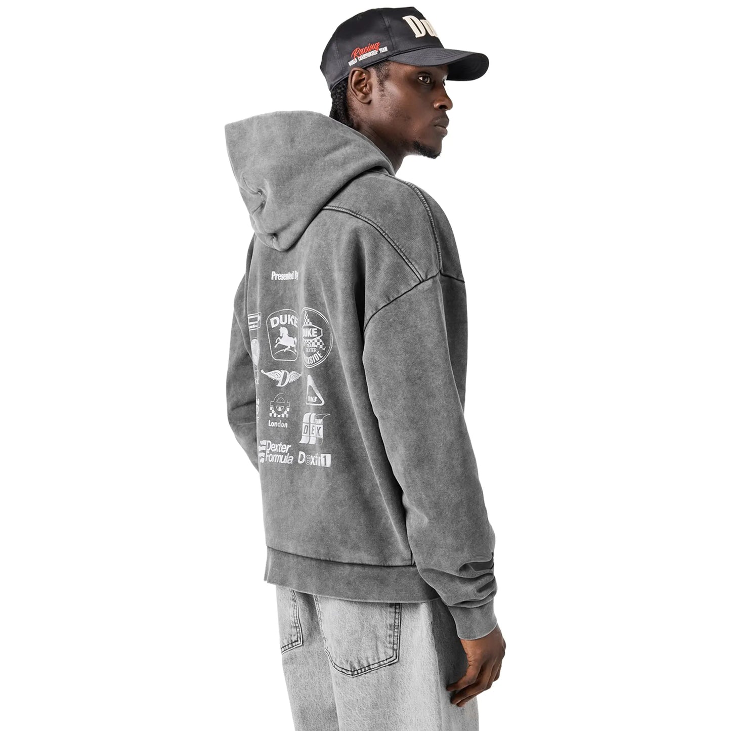 Duke And Dexter DkeDex Sponsors Vintage Black Hoodie