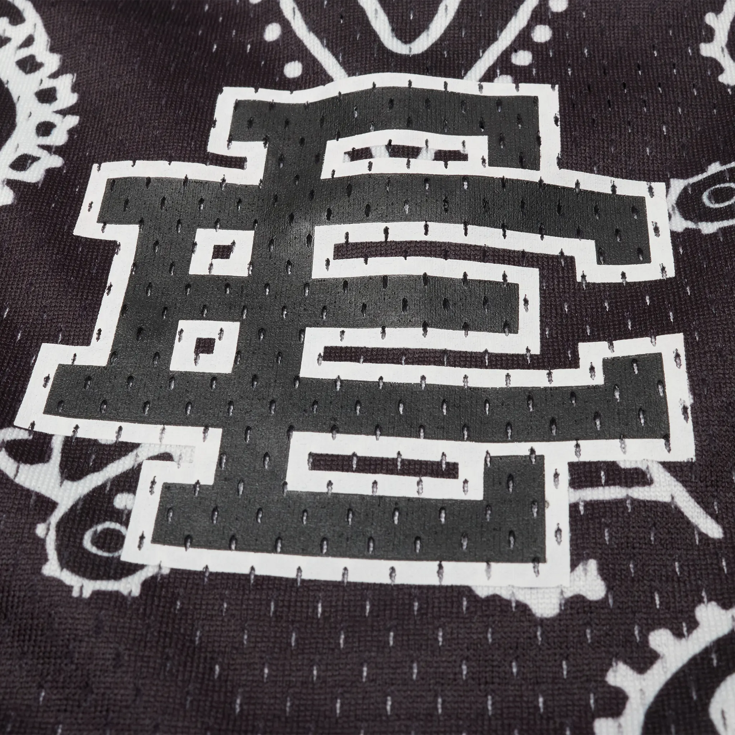 Eric Emanuel EE Basic Black Paisley Shorts