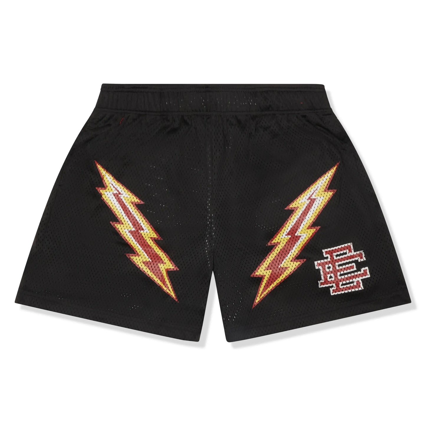 Eric Emanuel EE Basic Lightning Bolt Black Shorts