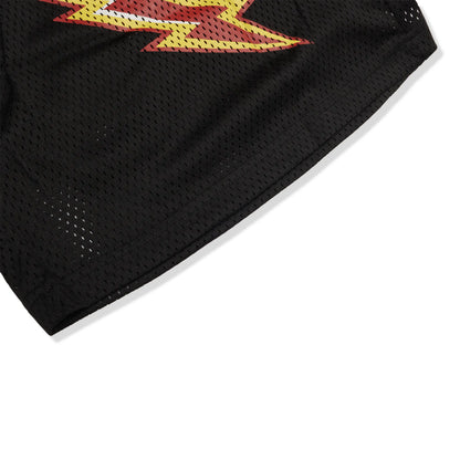 Eric Emanuel EE Basic Lightning Bolt Black Shorts