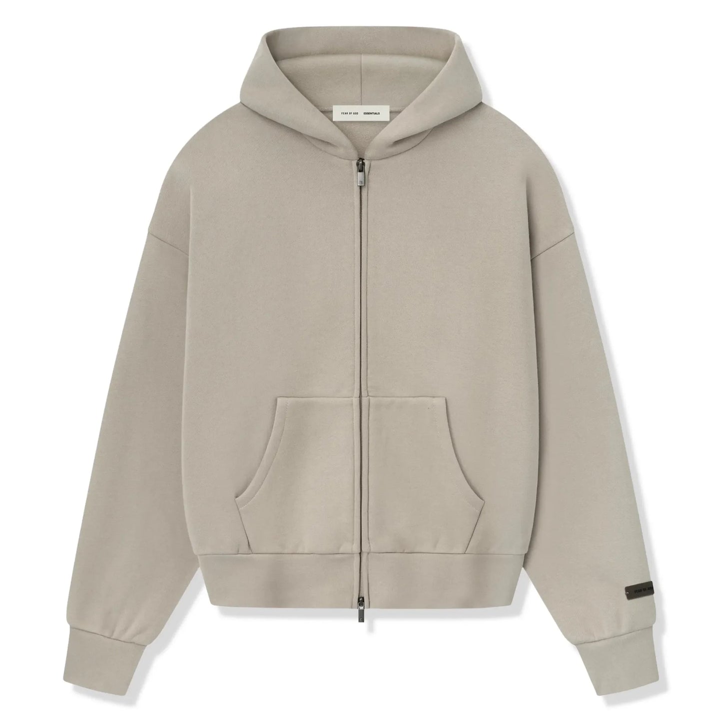 Fear Of God Essentials Classic Fleece Timber Zip-Up Hoodie (SS25)