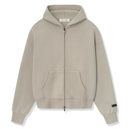 Fear Of God Essentials Classic Fleece Timber Zip-Up Hoodie (SS25)