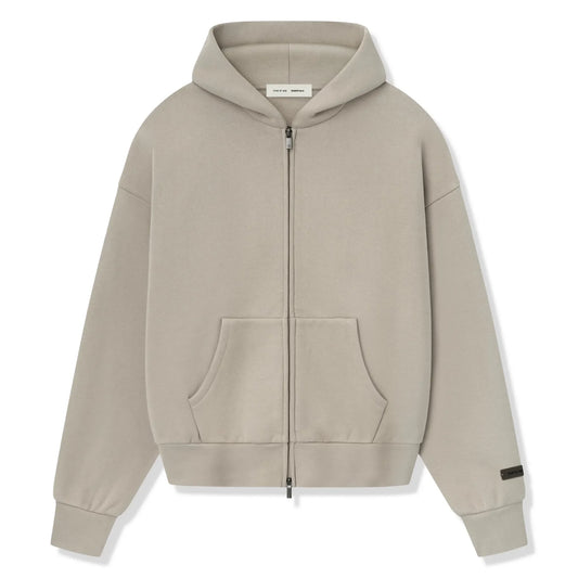 Fear Of God Essentials Classic Fleece Timber Zip-Up Hoodie (SS25)